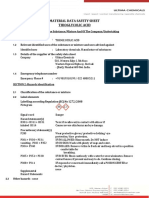 MATERIAL DATA SAFETY SHEET FOR THIOGLYCOLIC ACID