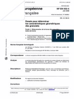 NF EN 933-4 - Granulats - Indice de forme