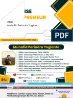 Be A Wise Entrepreneur - Muhafid Parindra Yogianto (Sosialisasi & Sharing Session PPMW 2022)