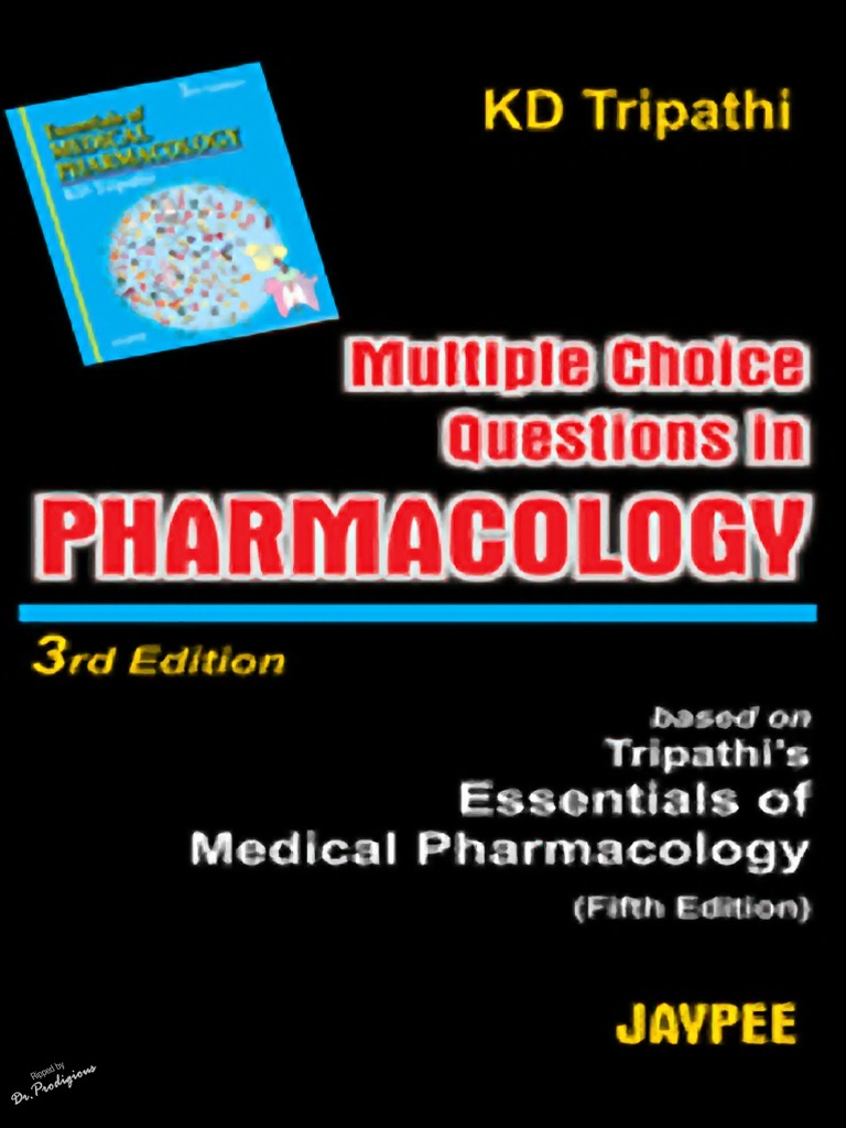 Kd Tripathi Pharmacology Review