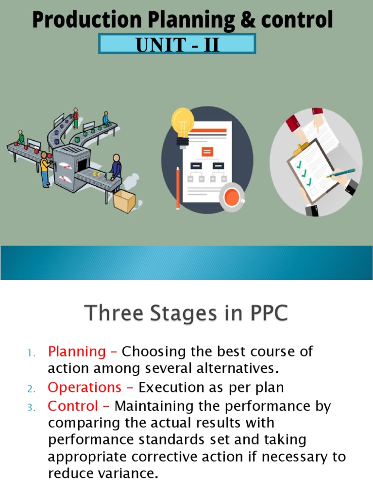 Production Planning & Control | PDF | Scheduling (Computing) | Factors