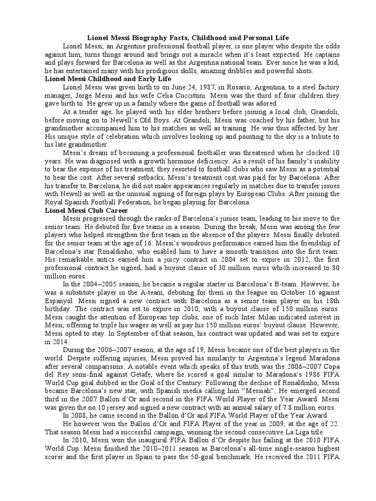 Bai tap unit 1 pdf lionel messi fc barcelona