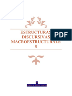 Inforne Sobre Las Estructuras Discursivas Macroestructurales