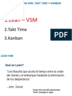 Lean VSM, Takt Time y Kanban