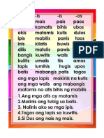 Tagalog Reading Materials