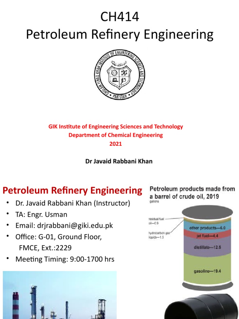 Introduction and History (Week 1) | PDF | Oil Refinery | Petroleum