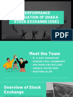 Performance Evaluation of Dhaka Stock Exchange Dse