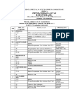 Program Kerja IKSM Semester 1 2022 2023