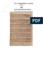 Bach - WTC Book 1 2022 Version