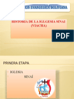 Historia Se La Iglesia Sinai Desde 1996