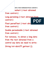 Integers: Integer - Parseint