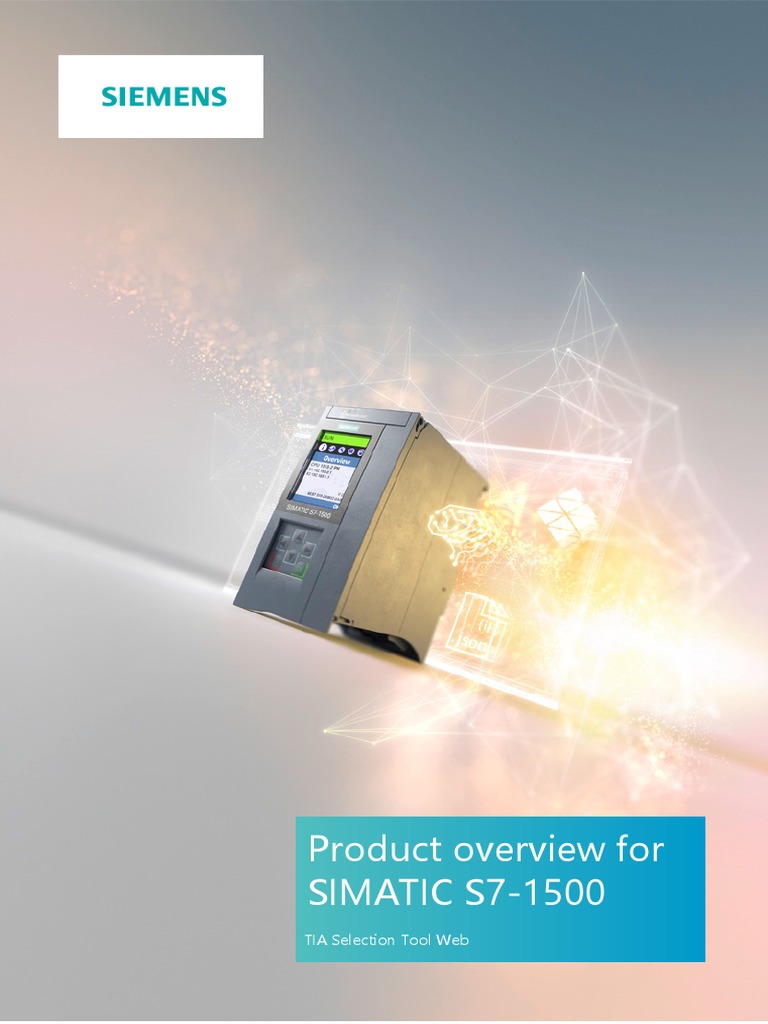 Product Overview For SIMATIC S7-1500 | PDF | Computing | Computer ...