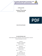 Comparative Economic Planning Course Syllabus