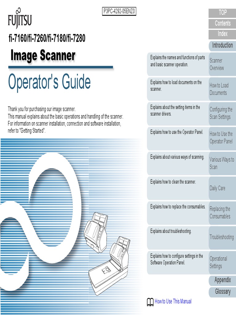Fi - 7260 User Manual | PDF | Image Scanner | Microsoft Windows