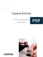 Suspensi & Emulsi FTS Non Solid & Steril 2021/2022