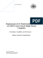 Deployment of AI Model Inside Docker On ARM-Cortex-based Single-Board Computer