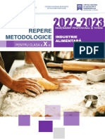 Ipt Repere Metodologice Domeniul Industrie Alimentară 2022 2023