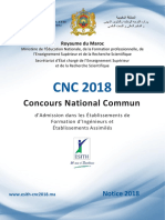 Notice CNC 2018