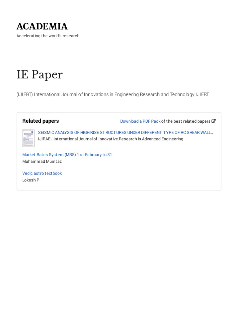 Volume 1 Issue 1 With Cover Page v2 | PDF | Science | Engineering