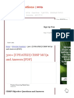 300+ (UPDATED) CISSP MCQs and Answers (PDF)
