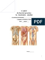 Caiet Lucrare Practica Anatomie