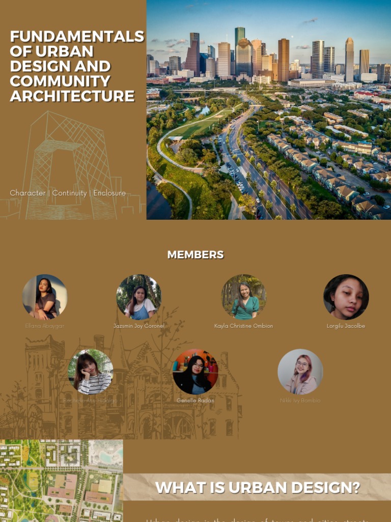 Group A - Fundamentals of Urban Design and Community Architecture ...