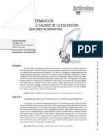 Determinando la calidad de la educación preuniversitaria de forma holística