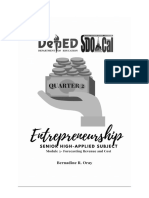 Entrepreneurship 12 Q2 Week 3