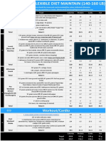 Female Flex Diet - Maintain 140-160