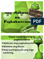 Ang Mahusay Na Pagkukuwento