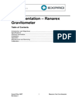 Section 27 - Ranarex Gravitometer