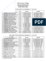 Saint Louis College Junior High School Members List