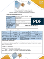 Guía de actividades y rúbrica de evaluación - Tarea 1 - Actividad de reconocimiento