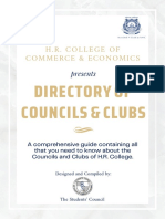 H.R. College Guide to Councils & Clubs /TITLE