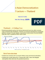 Asian Democratization - Week 7 - 20220329