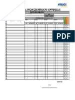 Registro Y Valoración de Experiencias de Aprendizaje: Datos Informativos