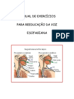 Manual de exercícios para reeducação da voz esofagiana