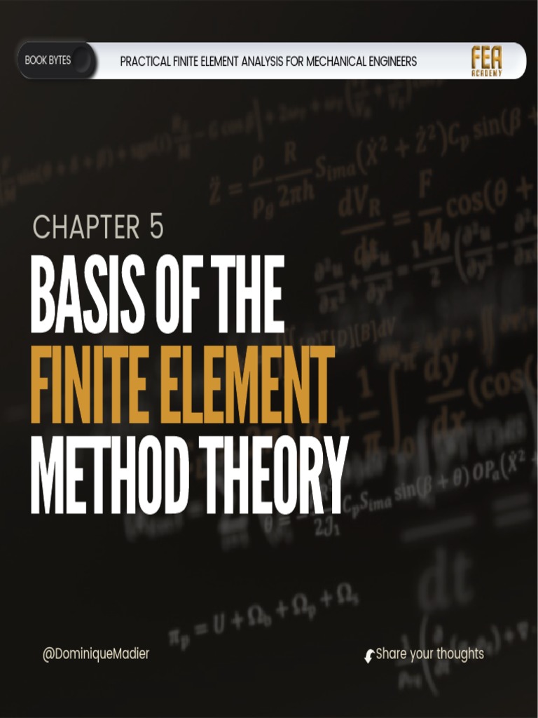 Basis of FEM Theory in Mechanical Engineering | PDF | Finite Element ...