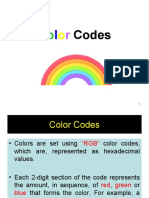 2 HTML Color Codes