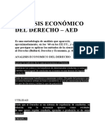 ANÁLISIS ECONÓMICO DEL DERECHO