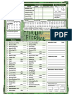 Cthulhu Eternal - Char Sheet Modern - 2page Nonfill