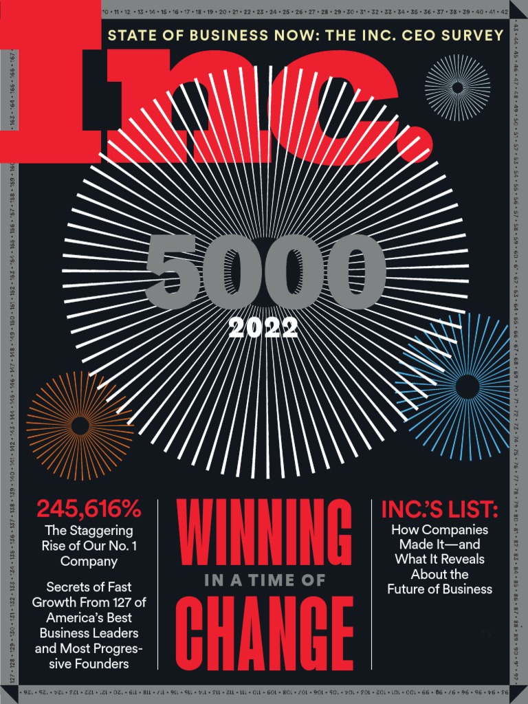 Inc. Magazine - 09.2022 | PDF | Investing | Economies