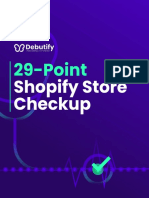 29-Point Shopify Store Checkup