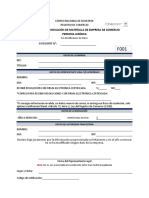 Formulario - Solicitud Renovación Matrícula - P. Jurídica y Natural - Firma Electrónica