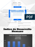 Desarrollo Humano y Nuevas Ciudadanías