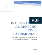 Derecho Patrimonial Apuntes - 1-7