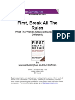 First Break All the Rules