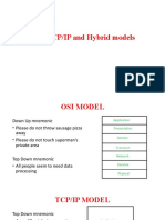 3 - OSI Model, TCP-IP Model, Hybrid Model