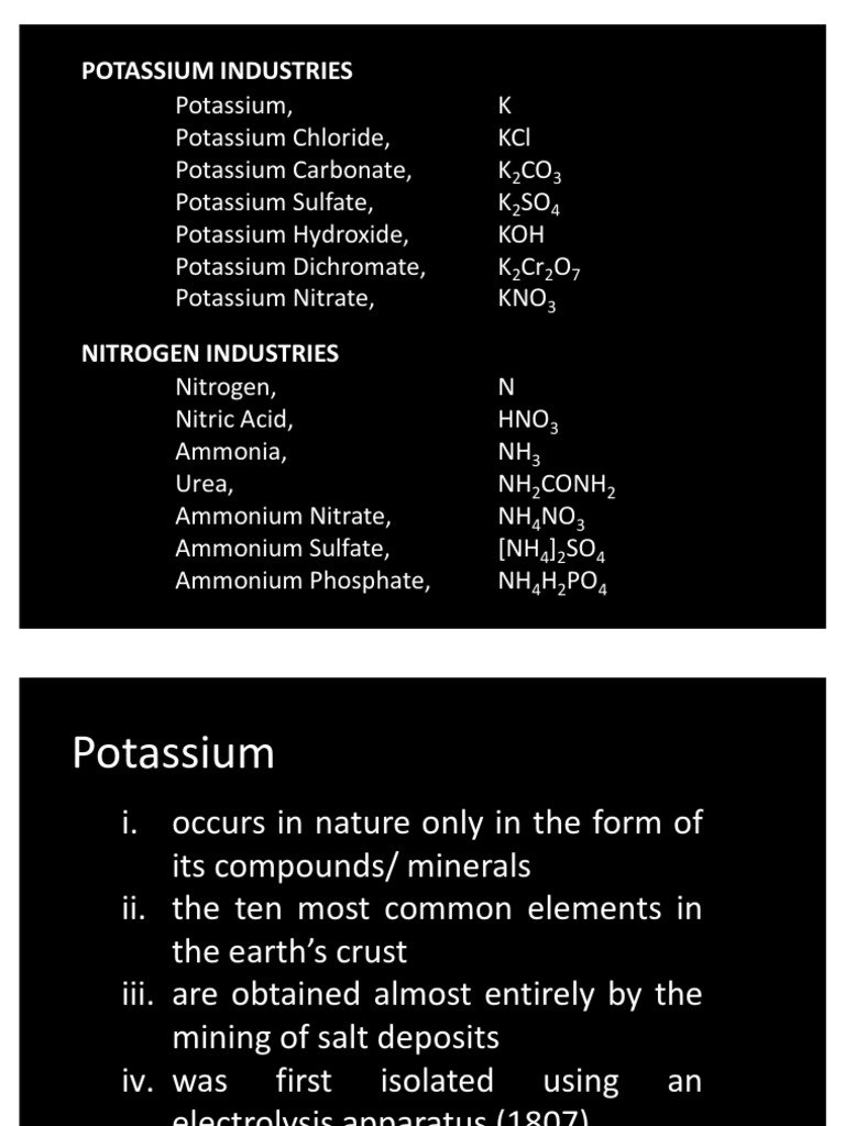Z Chemical Process Industries K, N Industries PDF Urea