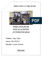 1 Portafolio de Instalaciones Automatizadas (Por Jorge Nipas)